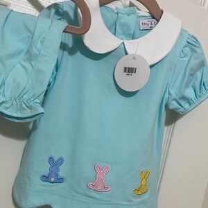 NWT!!! Adorable Easter Bubble Set with bunny embroidery! Will ship ASAP!!